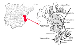 Squalius valentinus_mapa